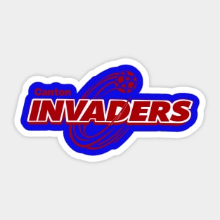 Defunct Canton Invaders NPSL Soccer 1984 Sticker